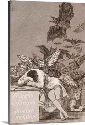 The Sleep Of Reason Produces Monsters (No. 43), From Los Caprichos