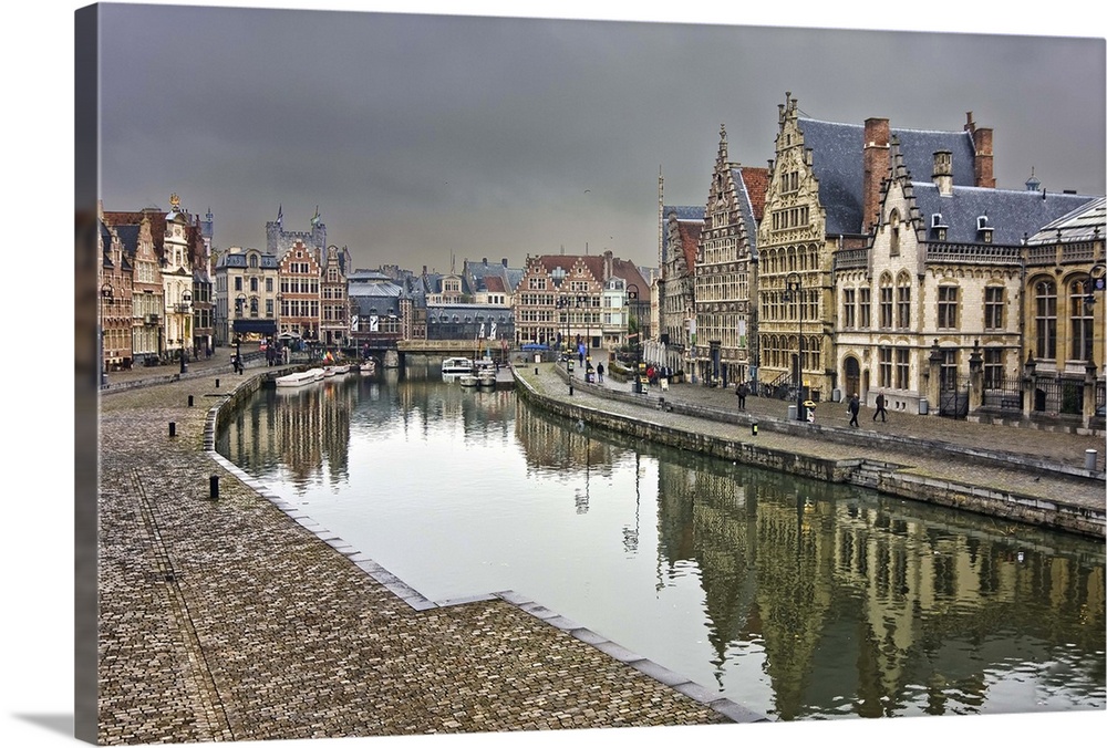 The Graslei is one of the most scenic places in Ghent's old city centre.this is the most beautiful area of the city: the G...