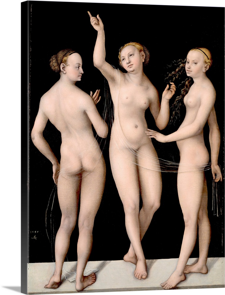 1535. Oil on panel. 19 3/8 x 13 9/16 inches (49.21 x 34.45 cm). Located in the Nelson-Atkins Museum of Art, Kansas City, M...