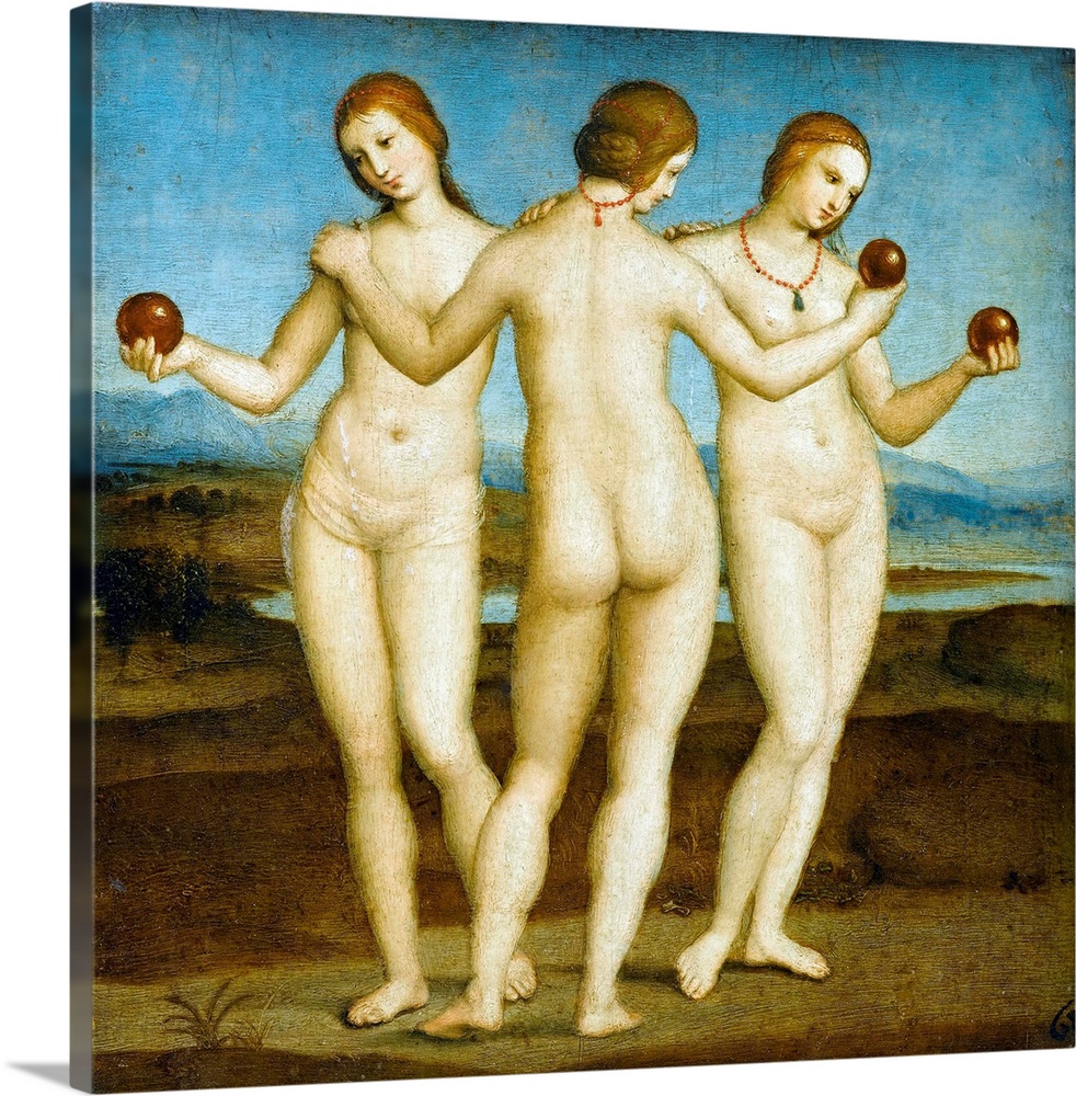 The Three Graces By Raphael
