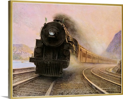 The Twentieth Century Limited Of The New York Central Lines Poster
