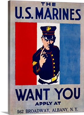 The U.S. Marines Want You Poster