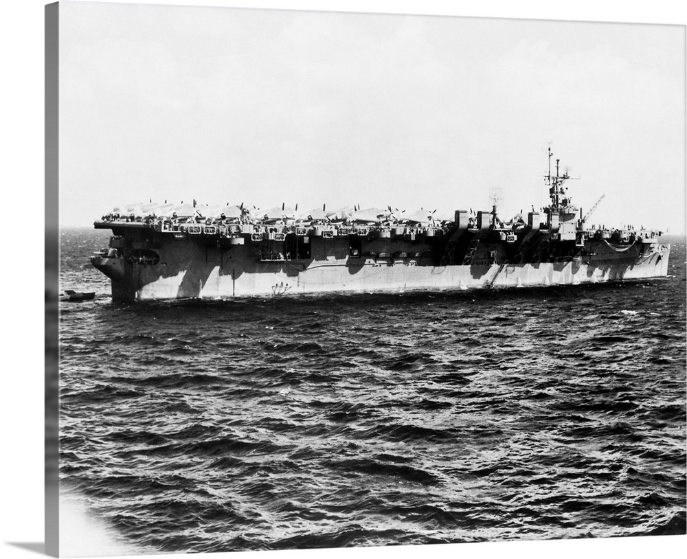 The USS Langley, the first carrier to be commissioned in the U.S. Navy. It was converted from a Collier ship.