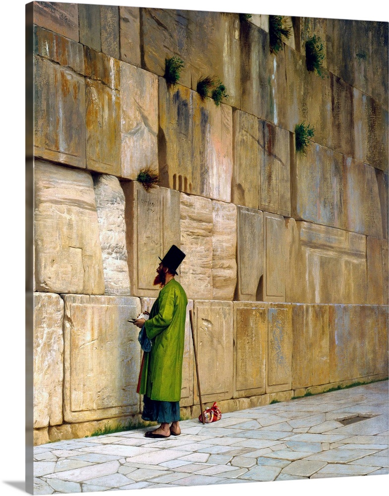 J.L. Gerome (French, 1824-1904), The Wailing Wall, Jerusalem, 1880, oil on canvas, Israel Museum, Jerusalem