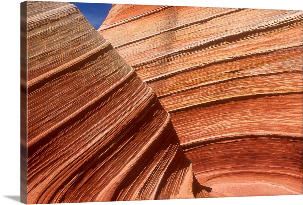 Sandstone Formations, 'The Wave', Paria Canyon-Vermillion Cliffs Wilderness, Arizona, U.S.A.