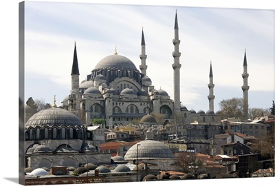 The Yeni Mosque or New Mosque in Istanbul.