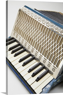 This musical instrument is a circa 1930's German accordion.