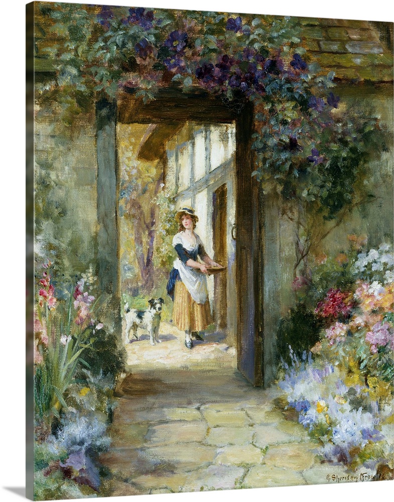 Through the Garden Door by George Sheridan Knowles
