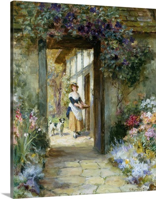 Through the Garden Door by George Sheridan Knowles