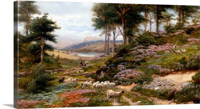 Through The Heather, Dunkeld, Scotland, United Kingdom By George Vicat Cole