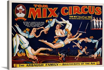 Tom Mix Circus Poster