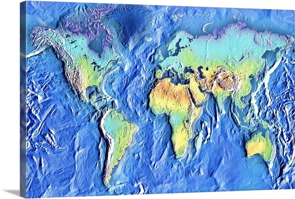 Topographic Map Of World,1905467 ?max=1000