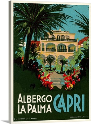 Travel Poster for Capri, Italy