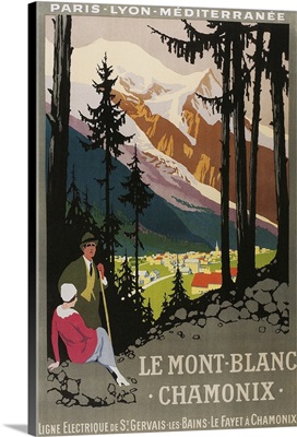 Travel Poster for Chamonix