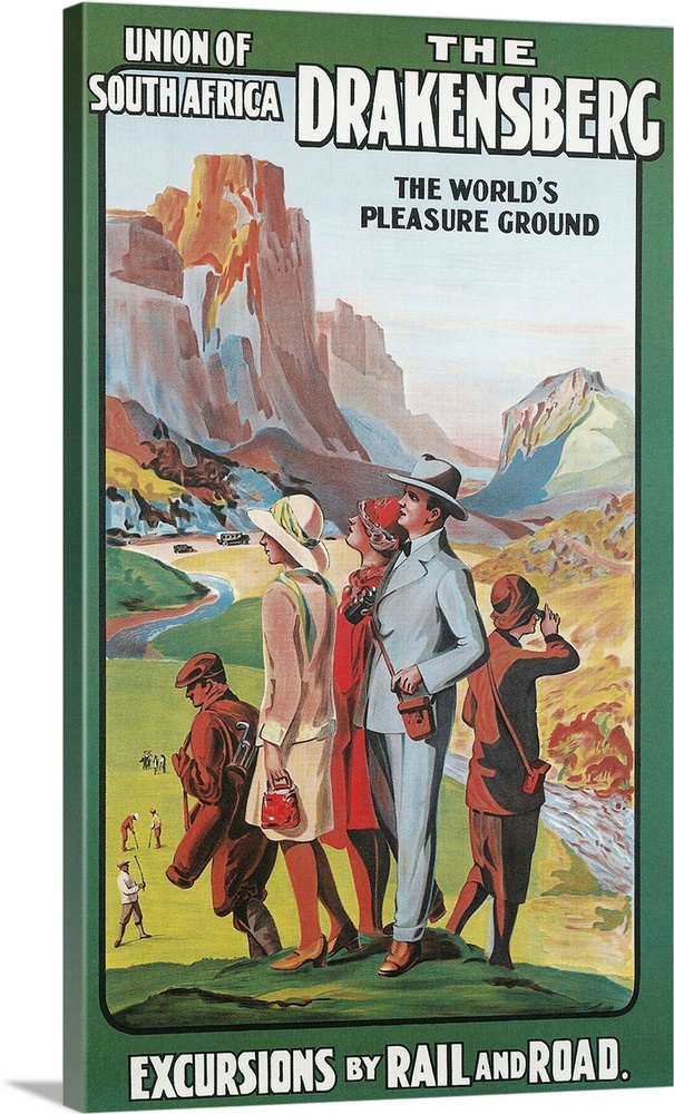 Travel Poster for The Drakenburg, South Africa