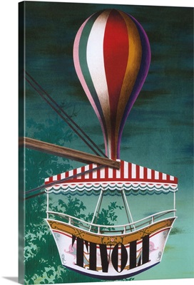 Travel Poster for Tivoli Gardens, Denmark