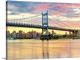 image thumbnail of Triboro Bridge (HDR) taken from Astoria Queens NYC and with Manhattan skyline in background.