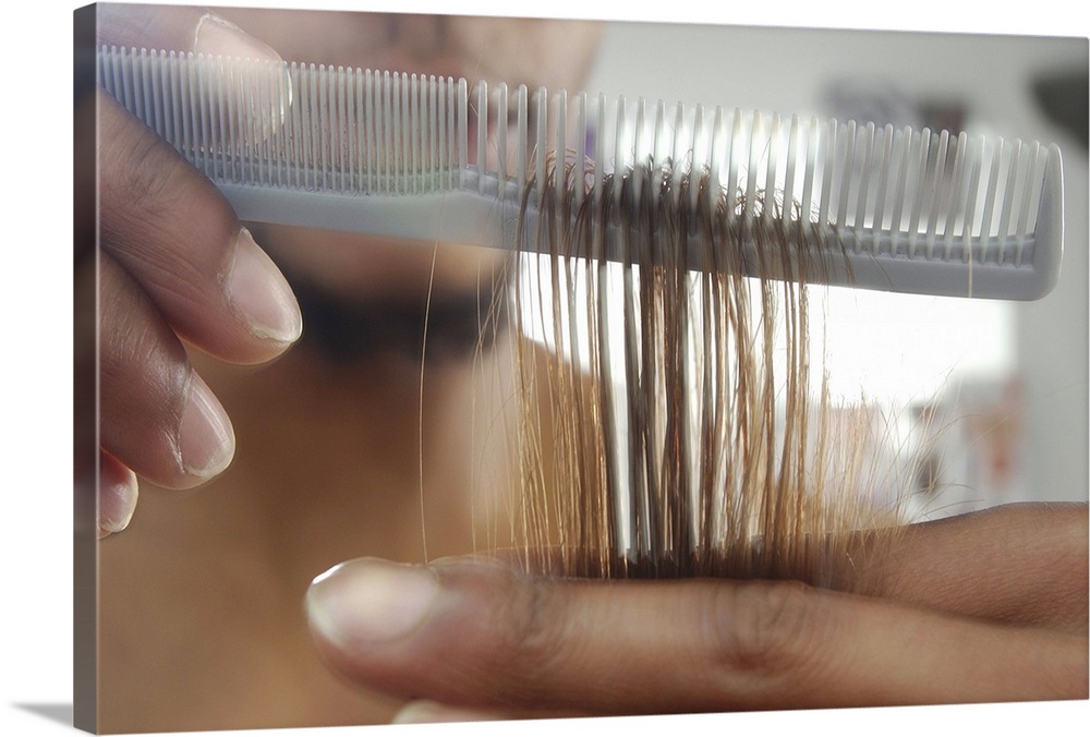 Trimming hair