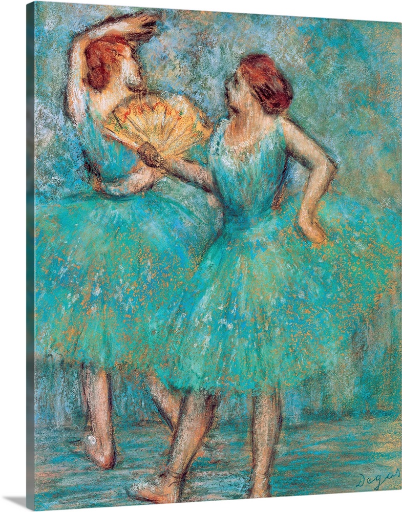Edgar Degas, Two Dancers, c. 1905, pastel on cardboard, Albertina Museum, Vienna.