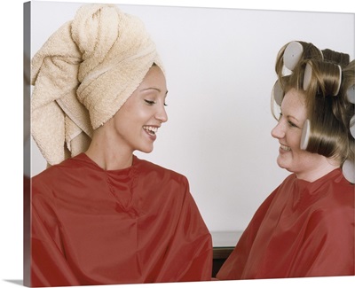 Two Women at Hairdresser