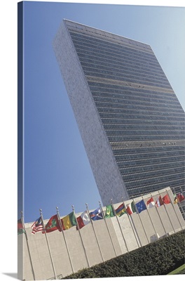 United Nations building in New York City, NY