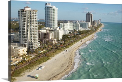 USA, Florida, Miami, Miami Beach, aerial view