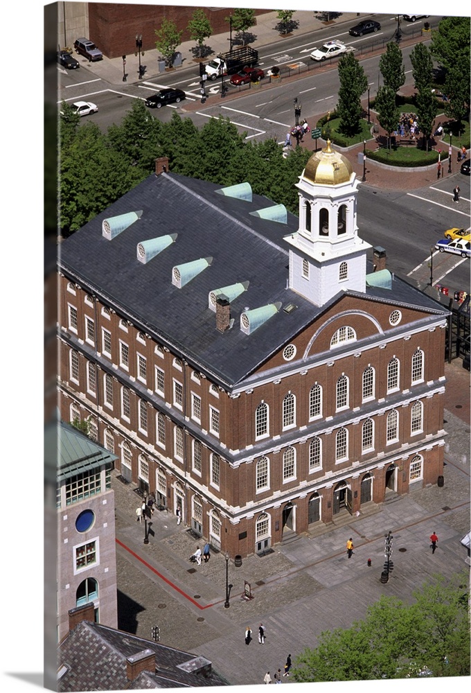 Faneuil Hall, Town Hall, Shopping Mall, Brick, day, Outdoors, Building Exterior, Local Landmark, Travel Destinations, Arch...