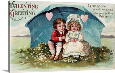 Valentine Greeting Postcard