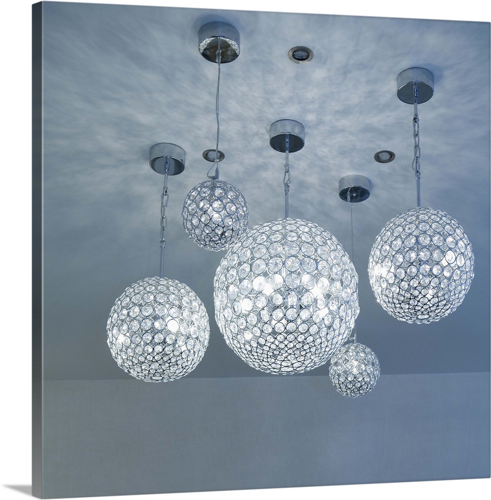 Various crystal globe chandelier lighting fixtures