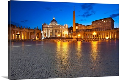 Vatican City at dusk