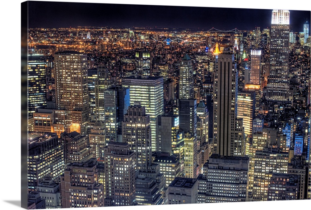 View of cityscape, New York, US.