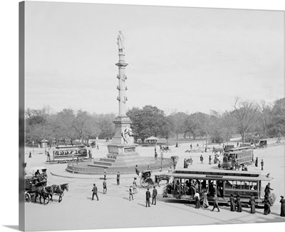 View Of Columbus Circle