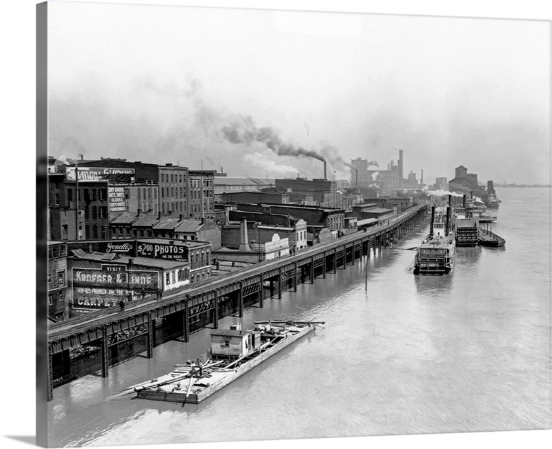 View Of St. Louis Waterfront | Great Big Canvas