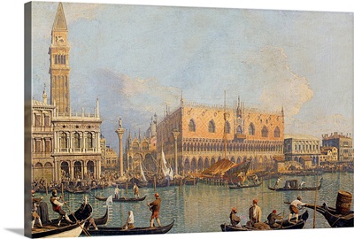 View Of The Ducal Palace In Venice By Canaletto