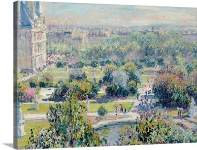 View Of The Tuileries Gardens, Paris