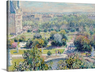 View Of The Tuileries Gardens, Paris By Claude Monet