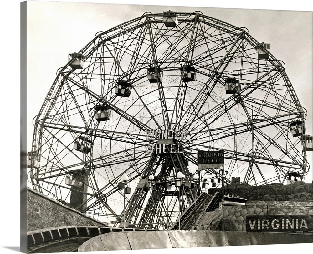 Sunshine and cloudless skies lured hundreds of visitors to Coney Island, on last Sunday, April 24, 1938. Many were seen pr...