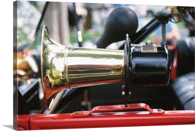 Vintage car horn | Great Big Canvas