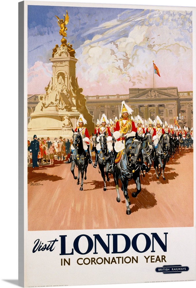 Visit London In Coronation Year Poster