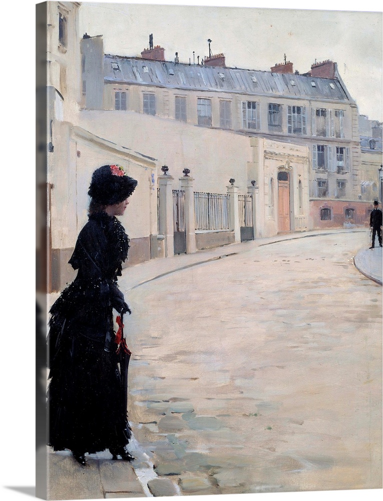 Waiting, rue de Chateaubriand in Paris by Jean Beraud Wall Art, Canvas  Prints, Framed Prints, Wall Peels