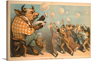 Wall Street Bubbles - Always The Same Cartoon image thumbnail