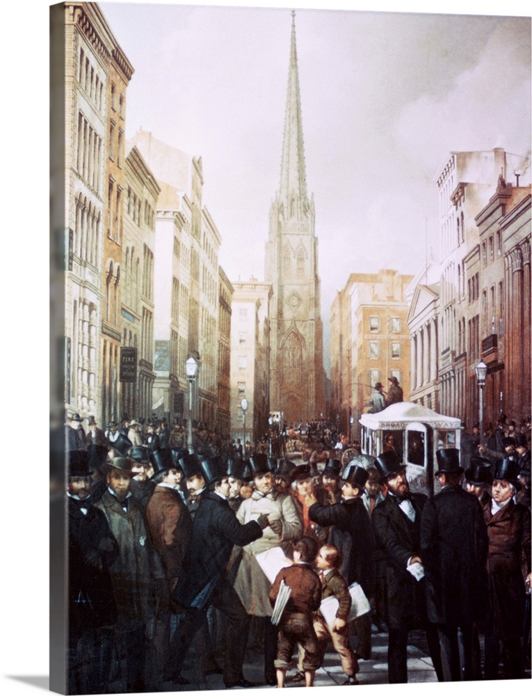 Wall Street, Half Past Two O'Clock, October 13, 1857