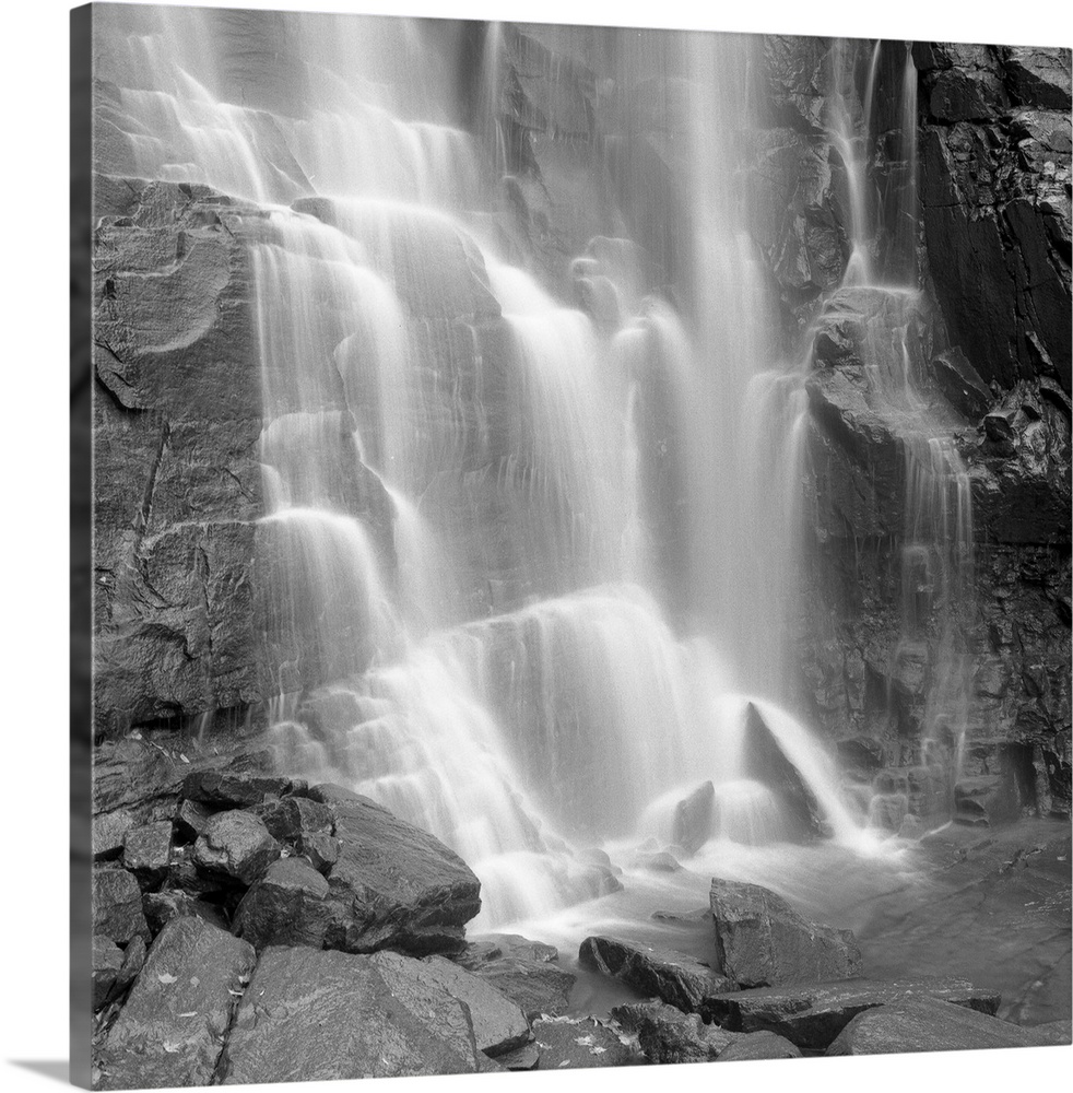 Waterfalls at Chimney Rock State Park.