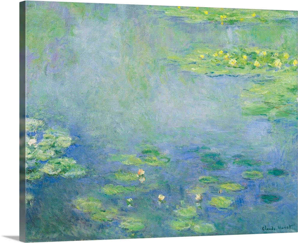 Claude Monet (French, 1840-1926), Waterlilies, c. 1906, oil on canvas, 73 x 92.5 cm (28.7 x 36.4 in), Ohara Museum of Art,...