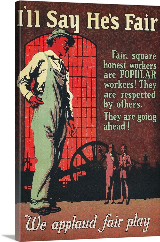 Mather work incentive poster, ca. 1924