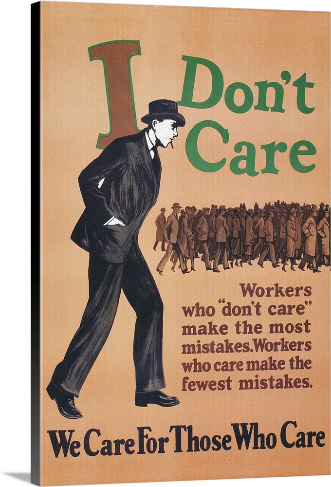 We Care for Those Who Care Workplace Propaganda
