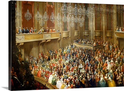 Wedding Concert for Joseph II and Isabella of Parma by Martin Meytens the Younger