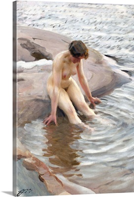 Wet (Nude In The Water) By Anders Zorn