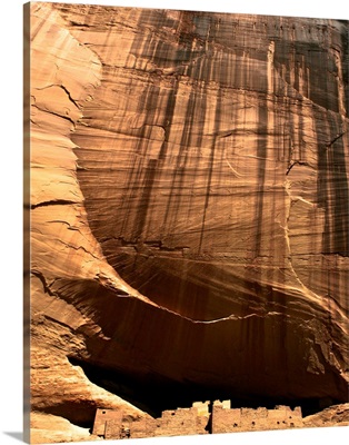 White House Ruins Beneath Cliff