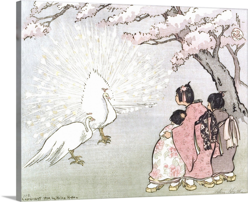 Woodblock print, 1914. 21 x 25.4 cm. Private collection.